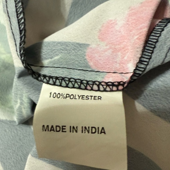 Eshakti Dress Sz:0 Black Tan Stripes &Roses Kaftan Edgy Dark Romance - Picture 7 of 8